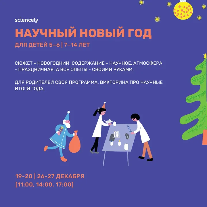 Научный Новый Год 2027